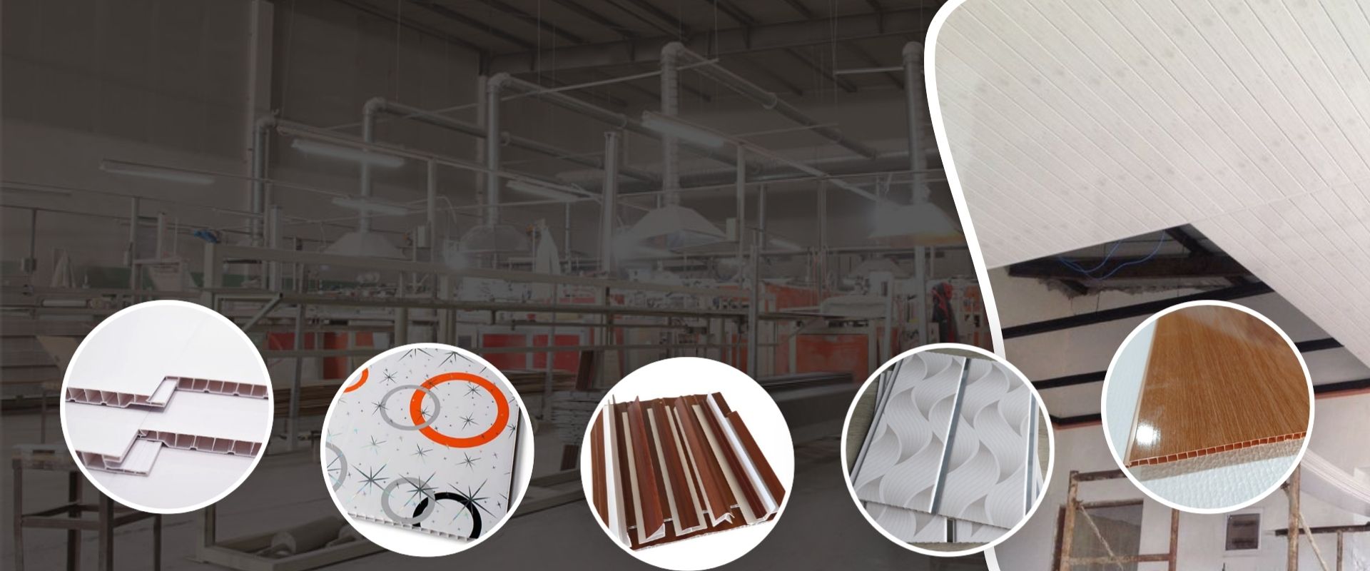 pvc ceiling producing